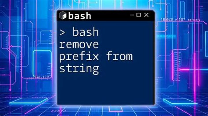 Remove a fixed prefix/suffix from a string in Bash