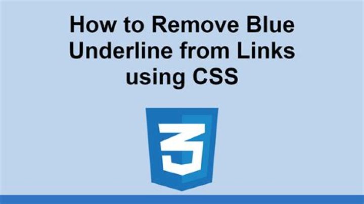 Remove blue underline from link