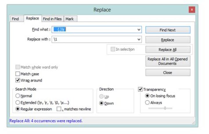 Remove carriage return from text file
