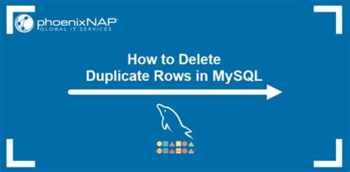 Remove duplicate rows in MySQL
