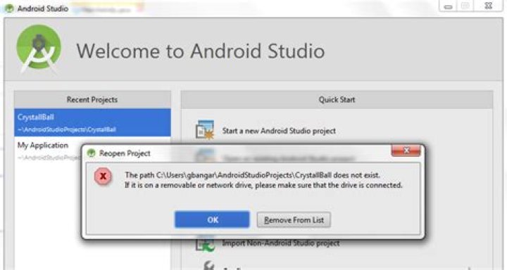 Remove Project from Android Studio