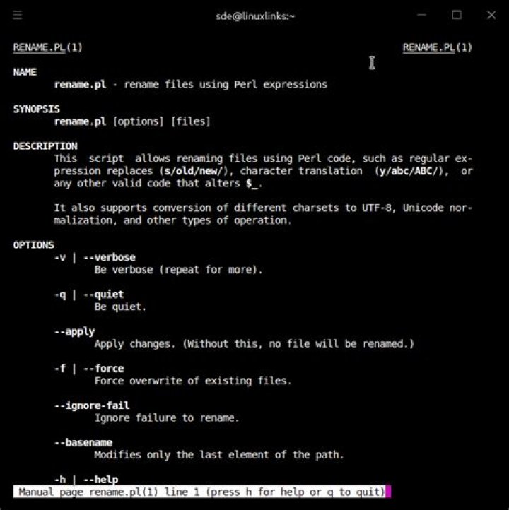 rename command with perl expression
