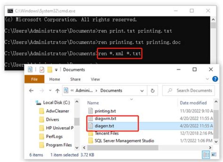 Rename multiple files as 