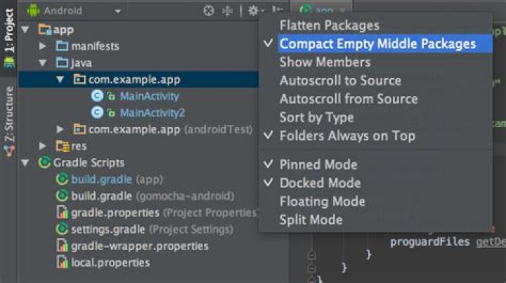 Rename package in Android Studio