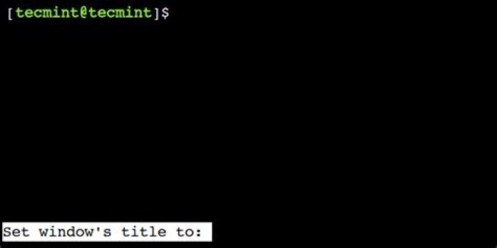 Rename screen session