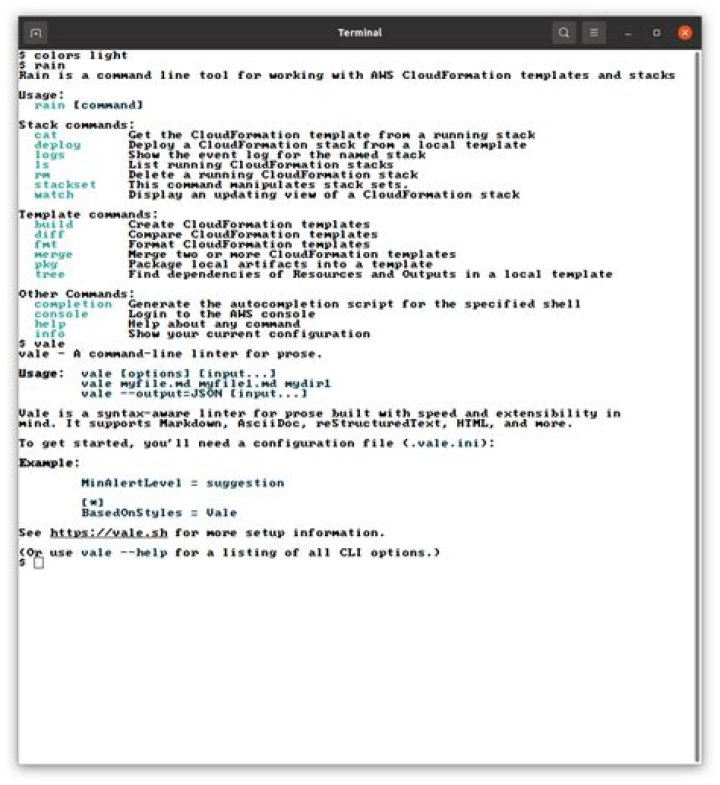 Rendering in gnome-terminal 3.28
