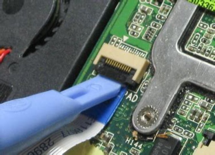 Repair a broken flat cable connector