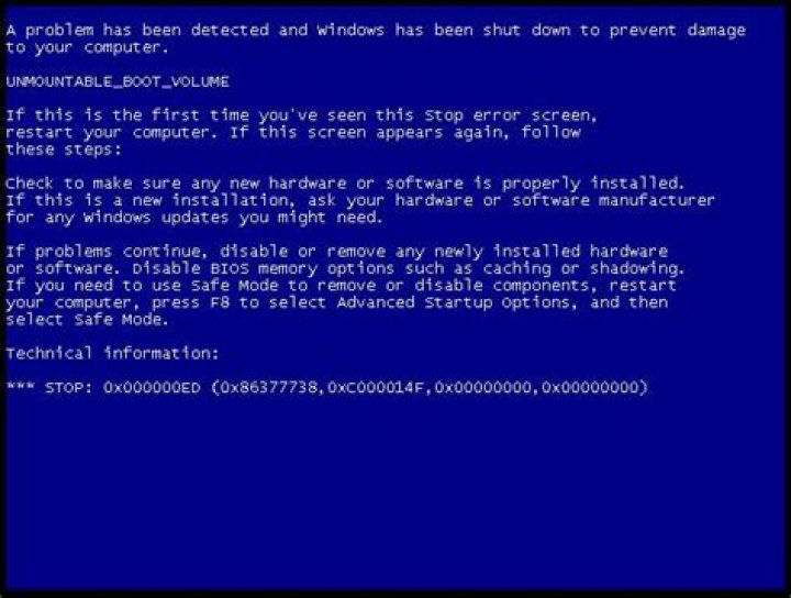 Repair Windows XP installation (0x000000ED and 0x0000007B)