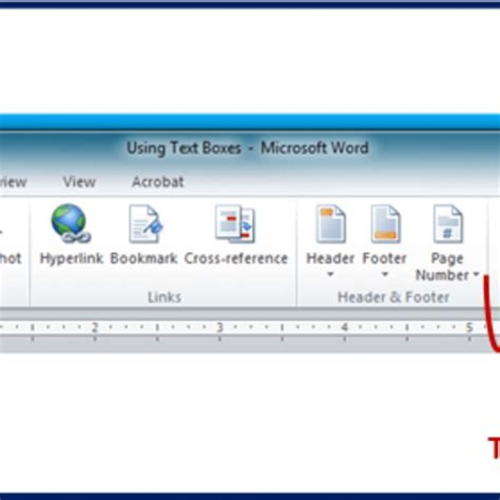 Repeat a text box on every Word page