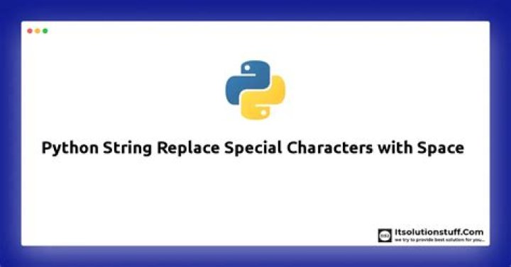 Replace special characters in a string with _ (underscore)