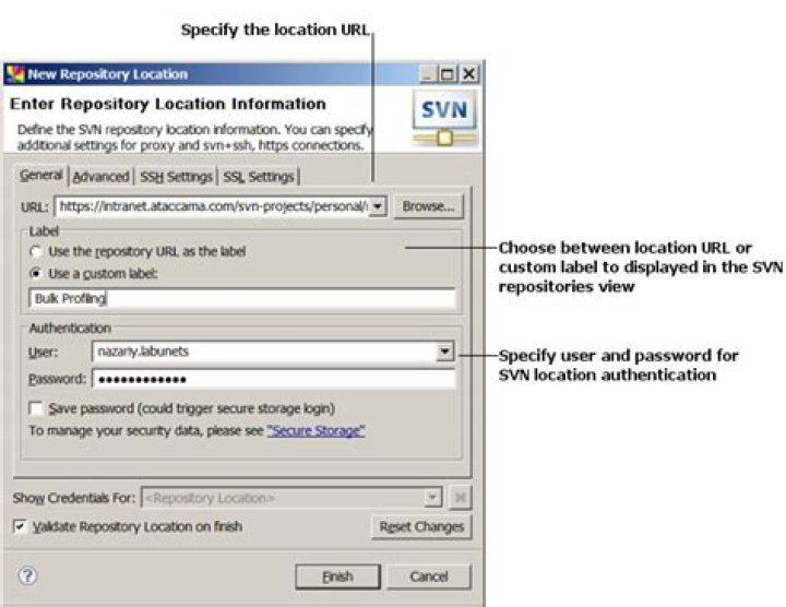 Repository Location
