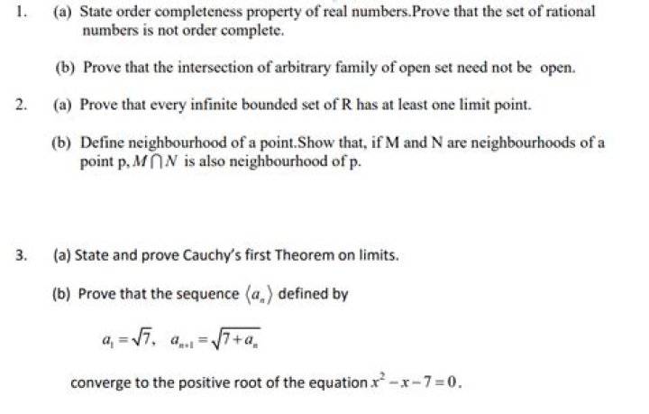 Requirement of completeness property of Real numbers in calculus