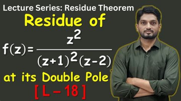 Residue theorem, double pole, sinh.