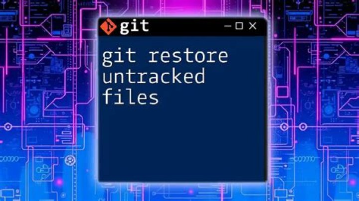 restore files by git