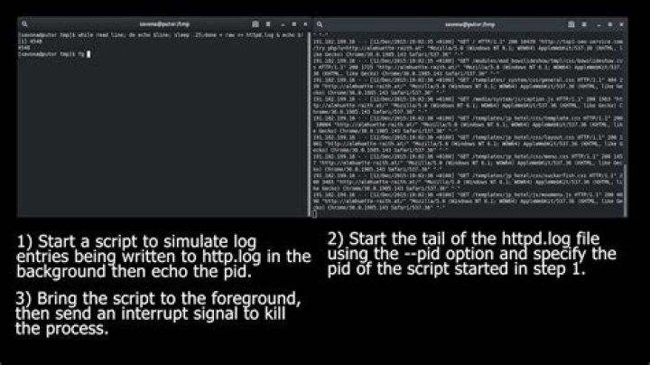 Retrieve last 100 lines logs