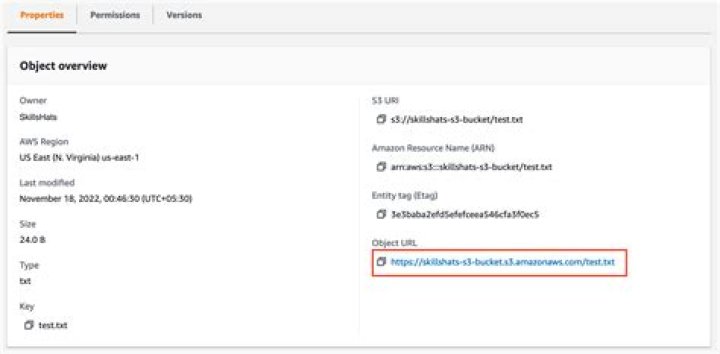 Retrieve S3 file as Object instead of downloading to absolute system path