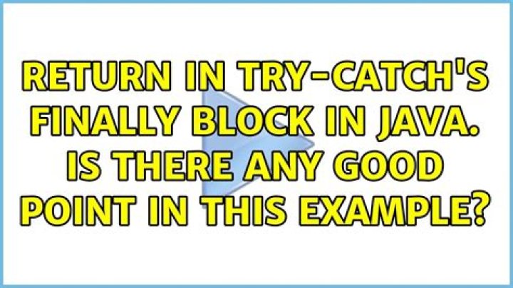 return in try block vs return after the block