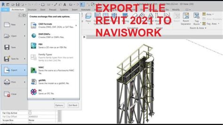 Revit : Where to find the Navisworks Export Add-In