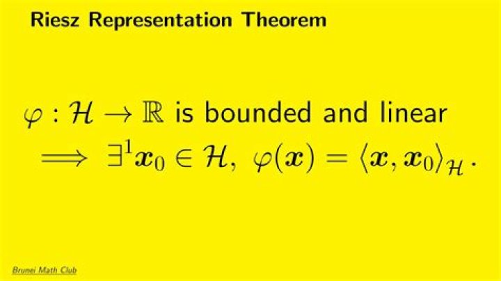 Riesz representation theorem - yet another 