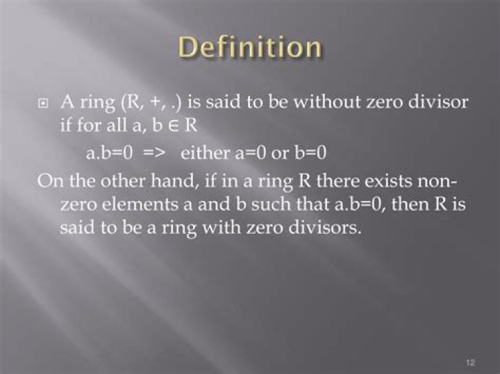 ring without zero-divisors