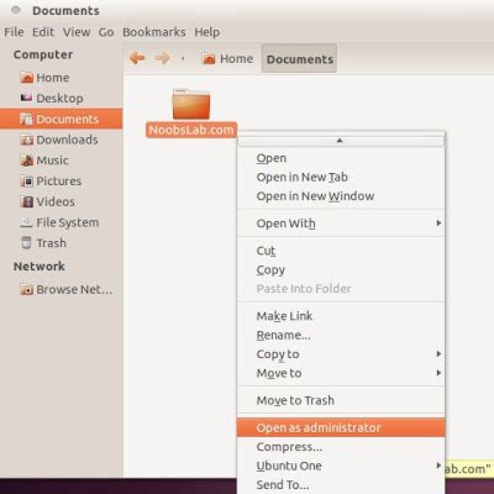 root folder access via gui
