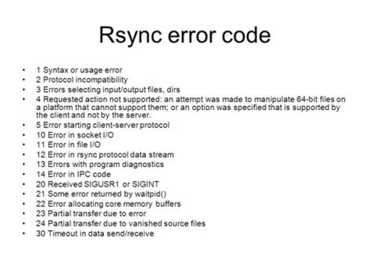 rsync error: failed to set times on 