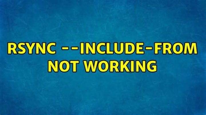 rsync --include-from not working
