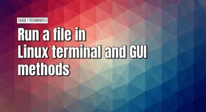 Run executable file on terminal