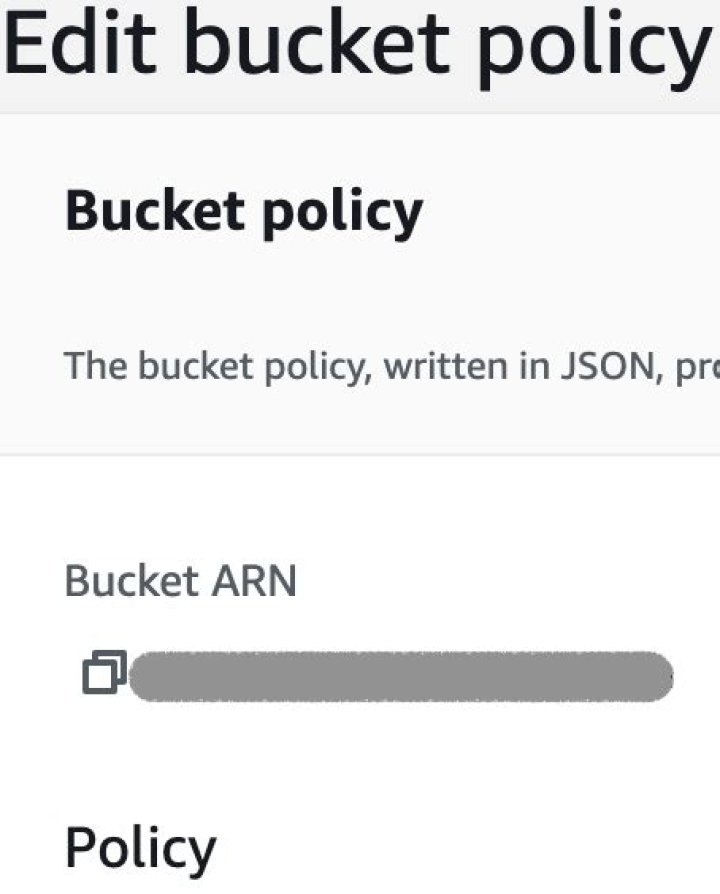 S3 Invalid Resource in bucket policy