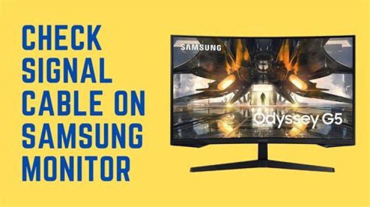 Samsung monitor displays only 