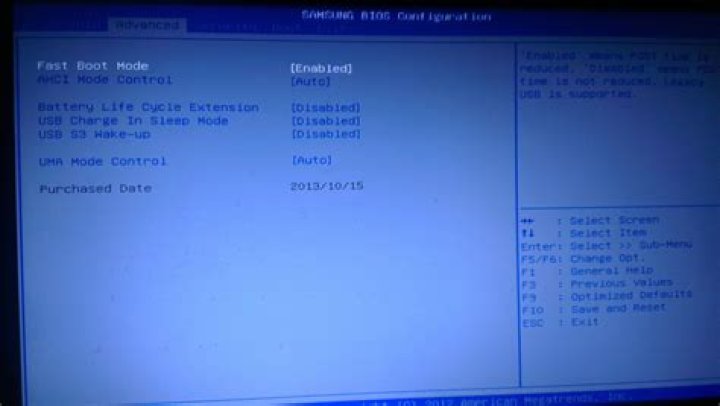 Samsung Series 5 BIOS not detecting any bootable devices