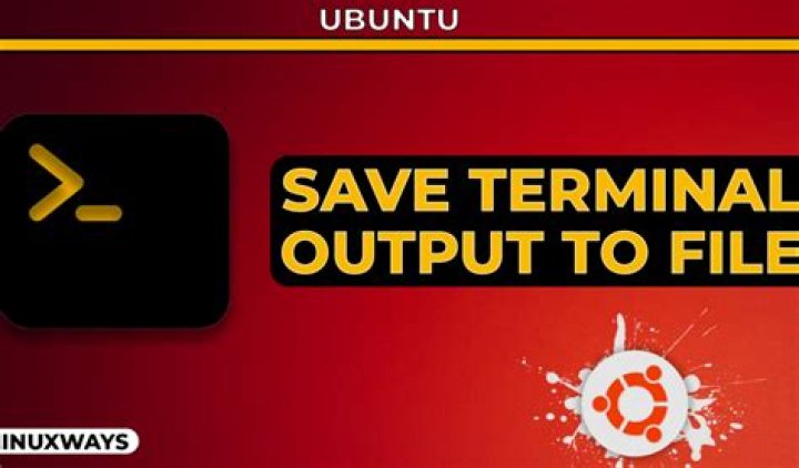 Save the terminal history to a file for print