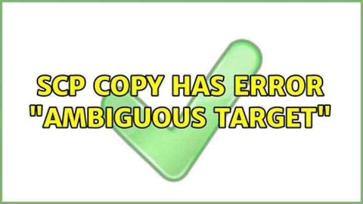 scp copy has error 