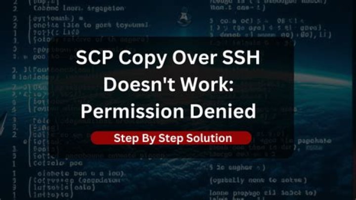 scp doesn't work but ssh does