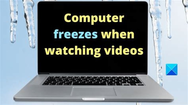 Screen temporarily freezes when watching a video