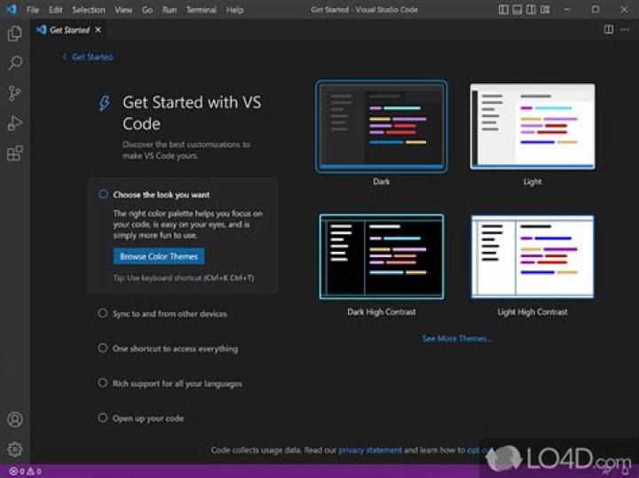 Screenshot from visual studio