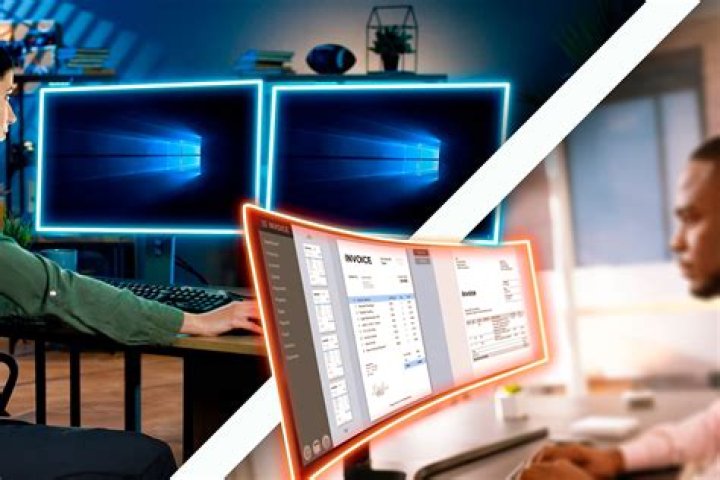 Screenshot showing two windows side-by-side