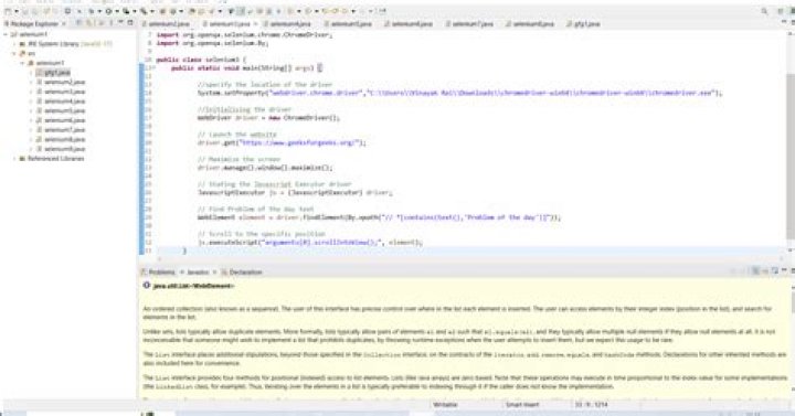 Scroll Element into View with Selenium