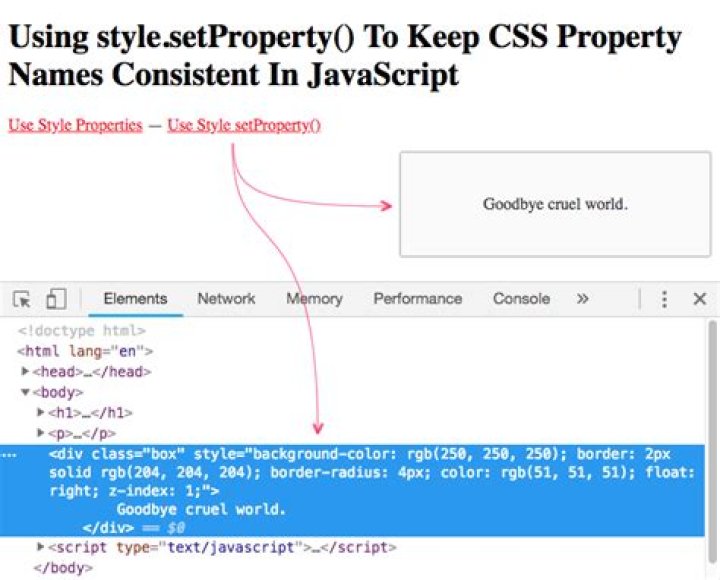 Search for CSS property names by wrapping them in backticks