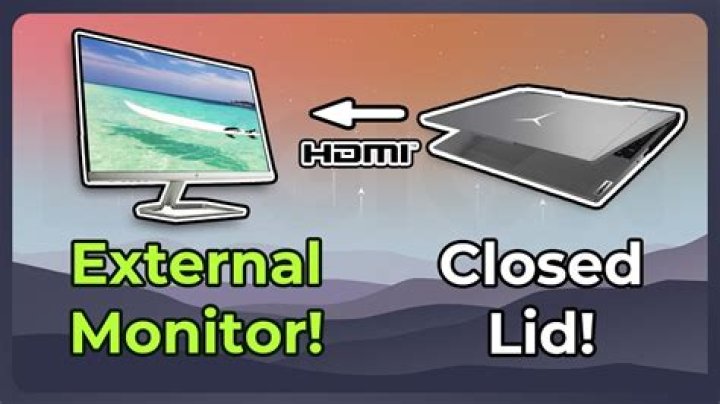 Secondary monitor shuts off when laptop lid close