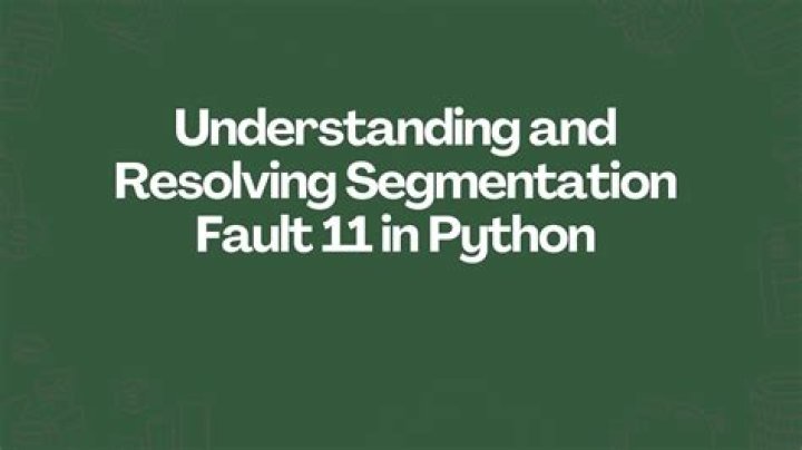 segmentation fault : 11