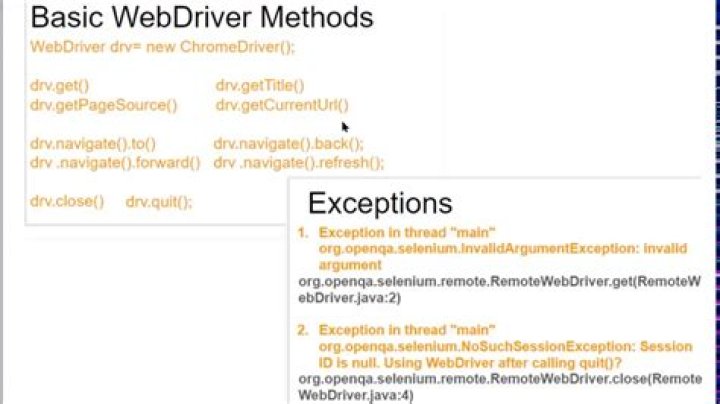 Selenium WebDriver Error: invalid session id