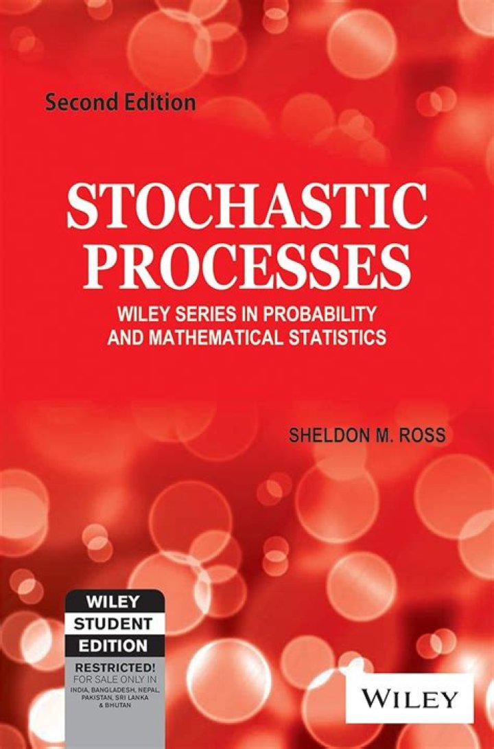 Self Learning Stochastic Process By Sheldon Ross