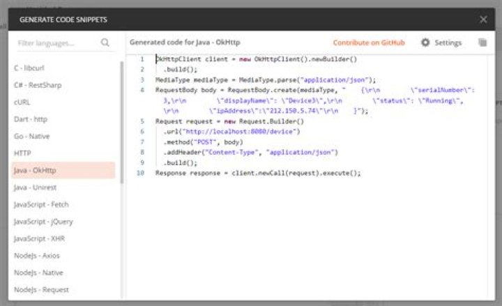 Sending HTTP POST Request In Java