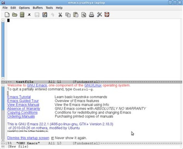 Set emacs -nw as default editor