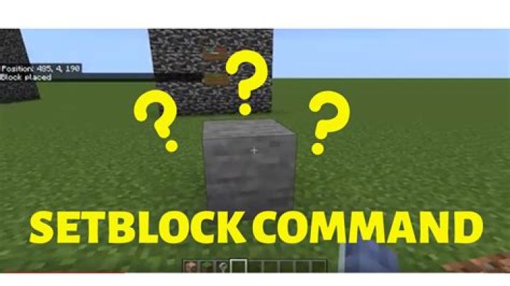 Setblock command not working in Minecraft Bedrock