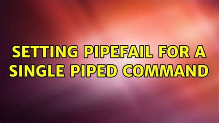 Setting pipefail for a single piped command