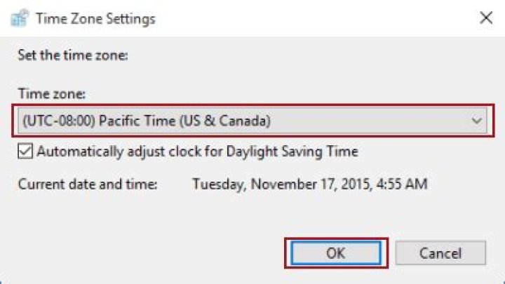 Setting timezone from terminal