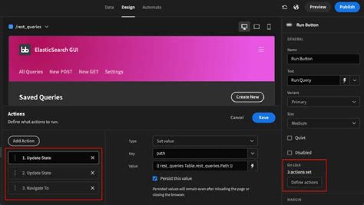 Settings > Search GUI