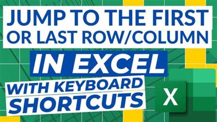 Shortcut to jump to last non-empty row in range skipping empty rows